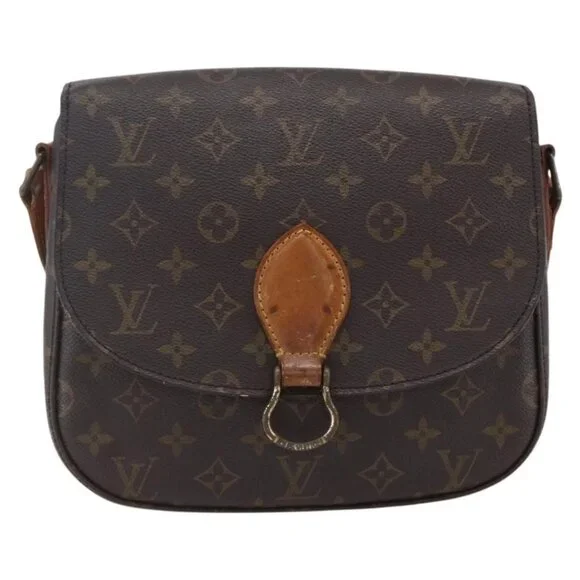 LOUIS VUITTON Monogram Saint Cloud GM Shoulder Bag M51242 LV Auth 152680 - Picture 2 of 16